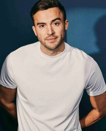 Suitable obra t-shirt hoge ronde hals wit (2-pack) | Regular-fit