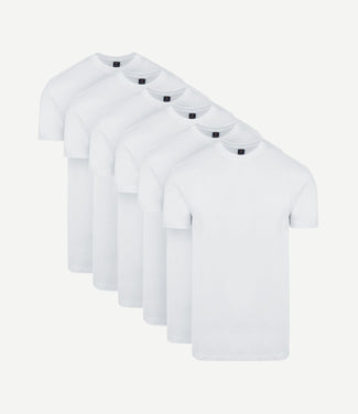 Obra t-shirt hoge ronde hals wit (6-pack) Obra t-shirt hoge ronde hals wit (6-pack)