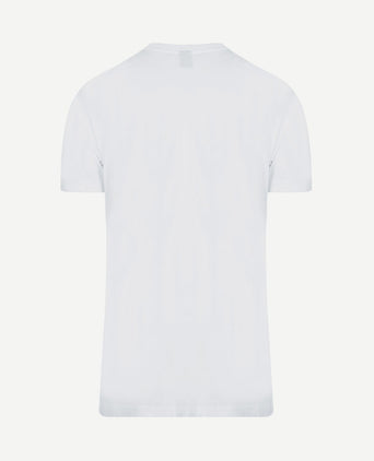 Obra t-shirt hoge ronde hals wit (6-pack)