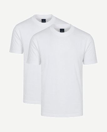 Obrambo t-shirt wit (2-pack)