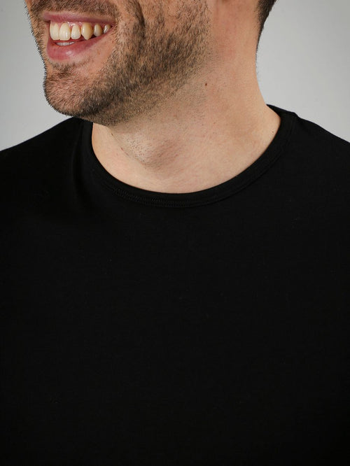 Suitable Ota t-shirt o-hals zwart (2-pack)