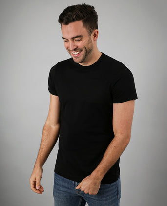 Suitable Ota t-shirt o-hals zwart (2-pack)