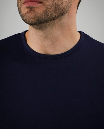 Suitable Ota t-shirt ronde hals donkerblauw (2-pack)