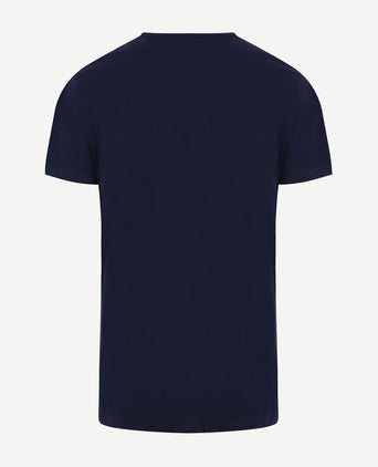 Ota t-shirt ronde hals donkerblauw (2-pack)