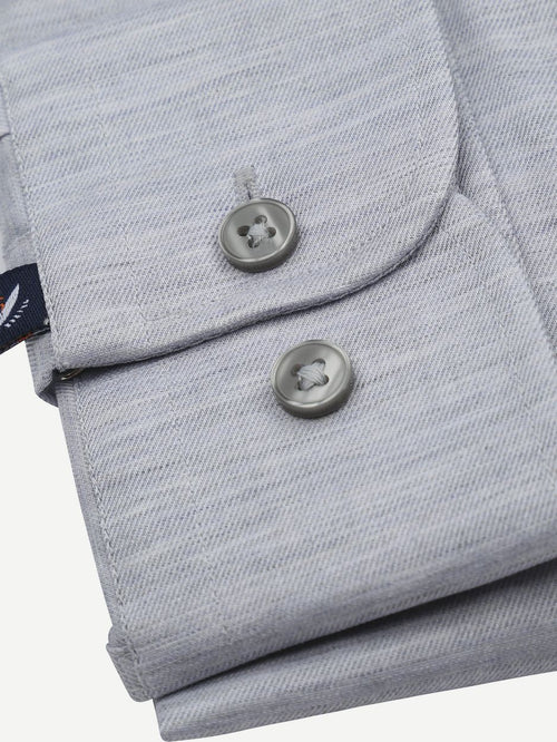 Suitable melange overhemd grijs | Slim-fit