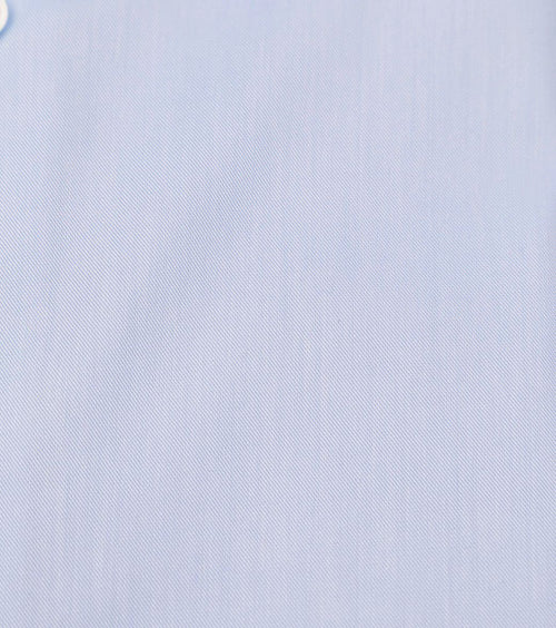 Twill overhemd lichtblauw