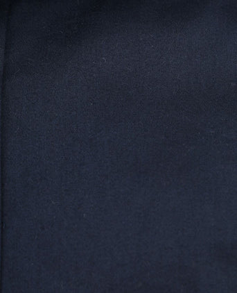 Satin overhemd donkerblauw
