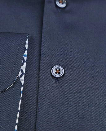 Overhemd donkerblauw 270-5