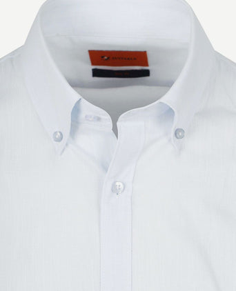 Overhemd cotton slub lichtblauw