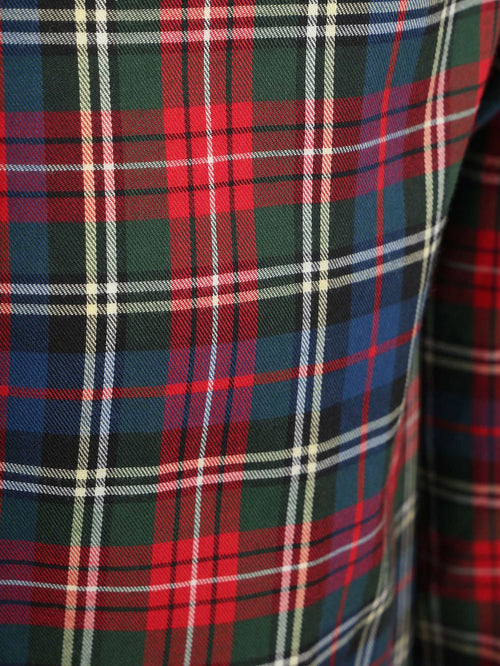 Steppin' Out overhemd flanel checks rood | Slim-fit