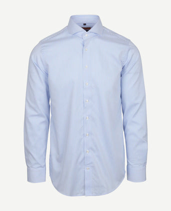 Suitable overhemd lichtblauw streep | Slim-fit