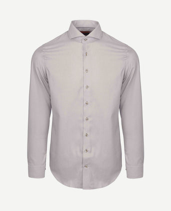 Overhemd jacquard luxe beige