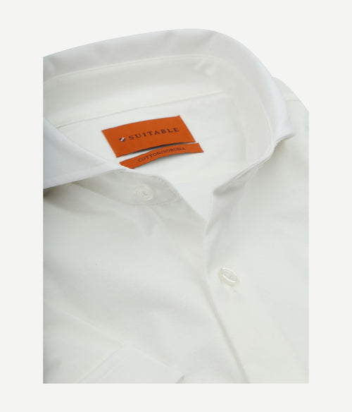 Shortsleeve sorona overhemd erik wit