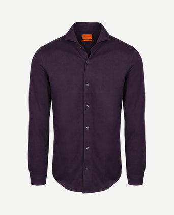 Sorona overhemd aubergine
