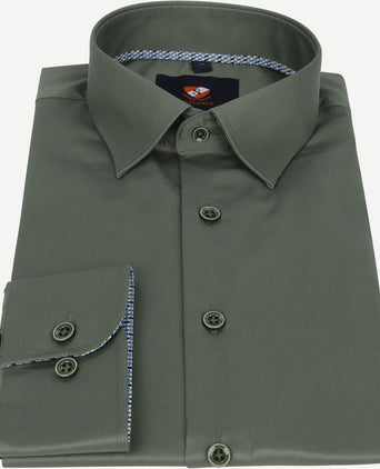 Suitable overhemd 227-7 groen