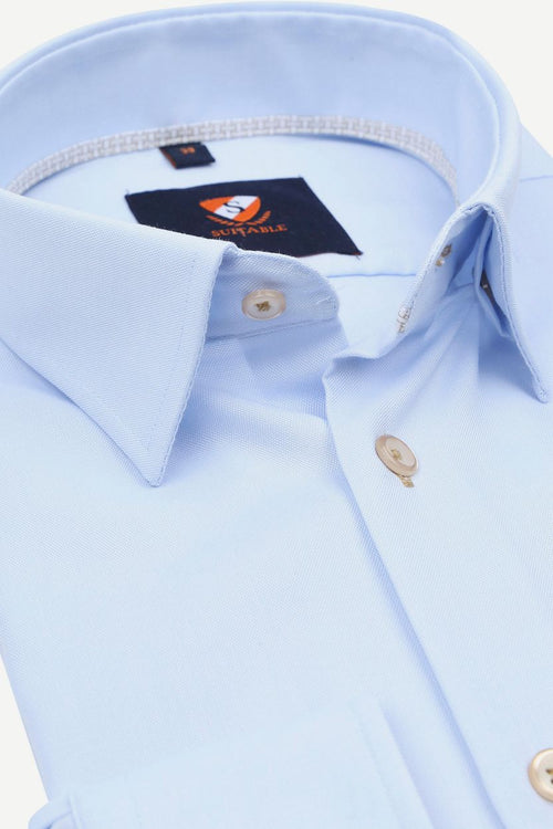 Suitable overhemd 261-2 lichtblauw