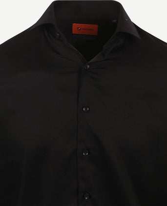 Suitable overhemd zwart | Slim-fit