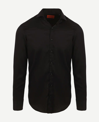Suitable overhemd zwart | Slim-fit