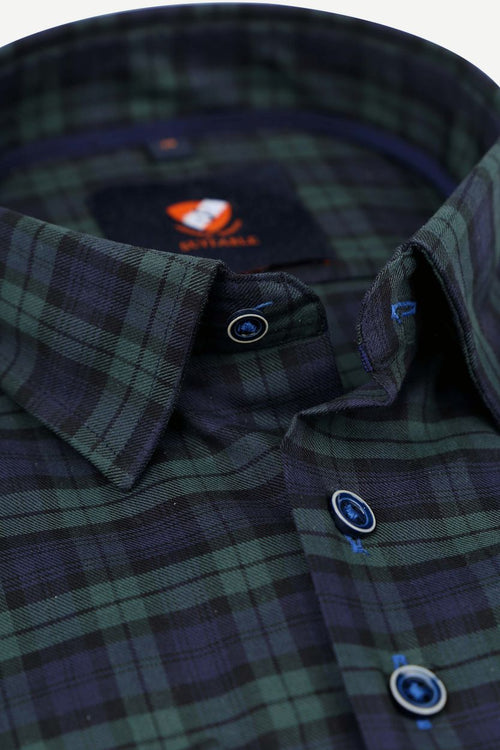 Overhemd zwart watch ruiten