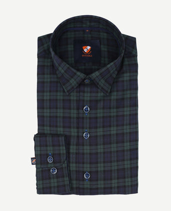 Overhemd zwart watch ruiten