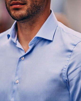 Suitable overhemd blauw dr-04 | Slim-fit