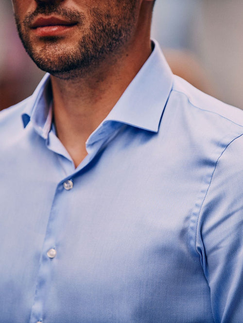 Suitable overhemd blauw dr-04 | Slim-fit