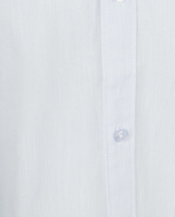 Overhemd cotton slub lichtblauw