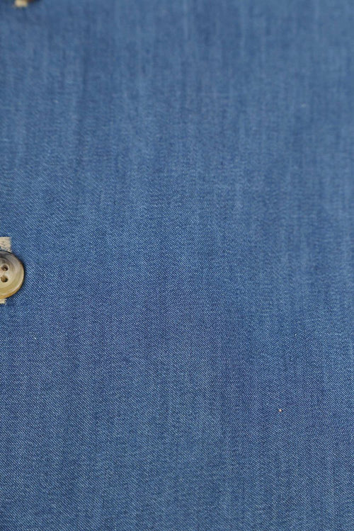 Suitable overhemd denim 156-7 | Slim-fit