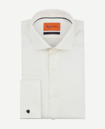 Suitable overhemd ecru | Slim-fit