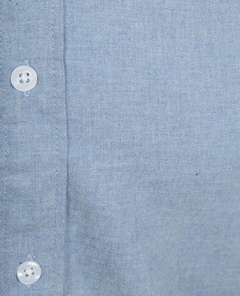 Suitable overhemd flanel lichtblauw | Slim-fit