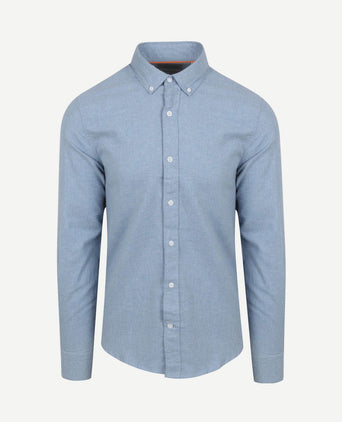 Overhemd flanel lichtblauw