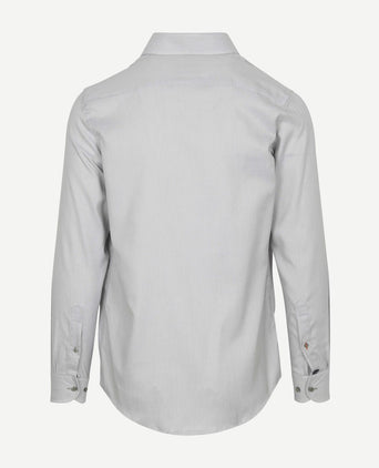 Overhemd jacquard luxe groen
