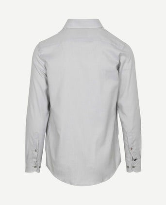 Overhemd jacquard luxe groen