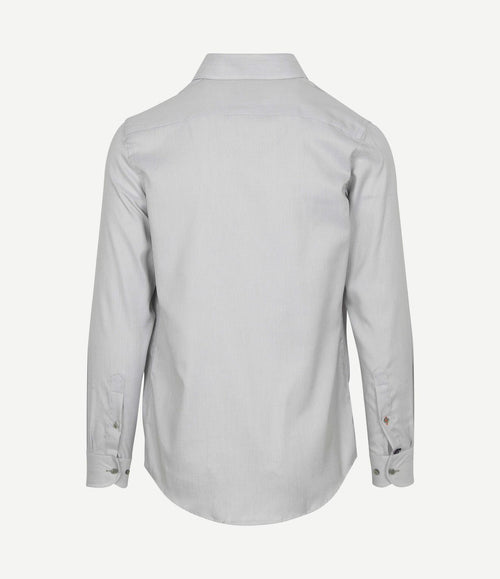 Overhemd jacquard luxe groen