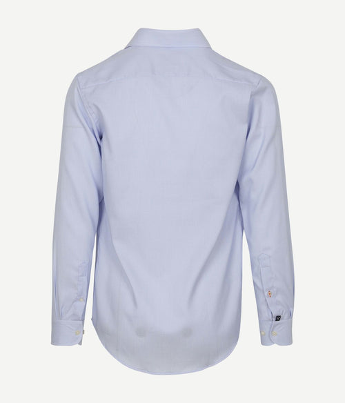 Suitable overhemd jacquard luxe lichtblauw | Slim-fit