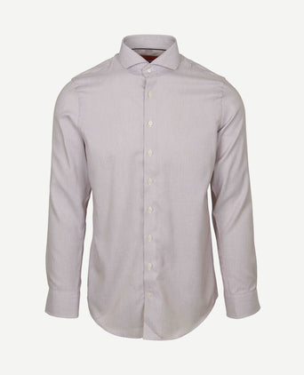 Overhemd jacquard luxe rood