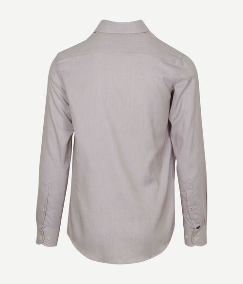 Suitable overhemd jacquard luxe rood | Slim-fit