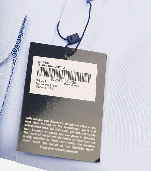 Suitable overhemd lichtblauw 267-7 | Slim-fit