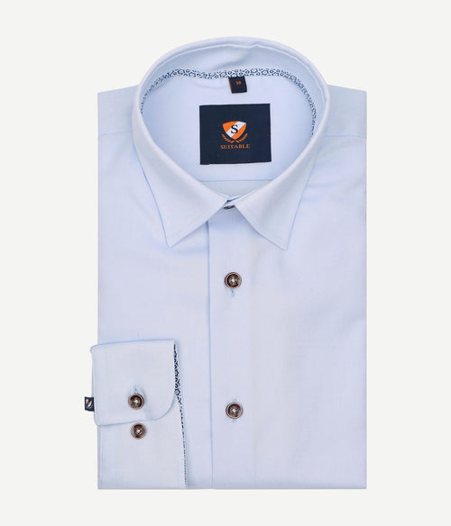 Suitable overhemd lichtblauw 267-7 | Slim-fit