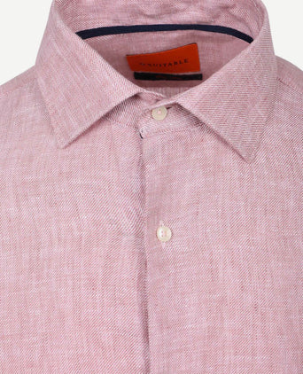 Overhemd linnen roze