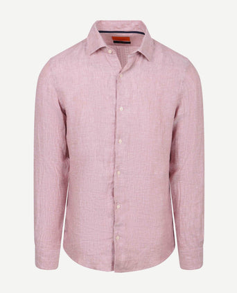 Overhemd linnen roze