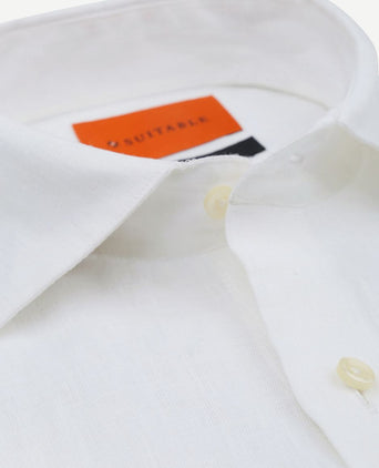 Suitable overhemd linnen wit