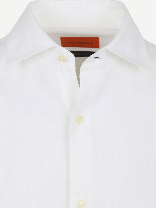 Suitable overhemd linnen wit