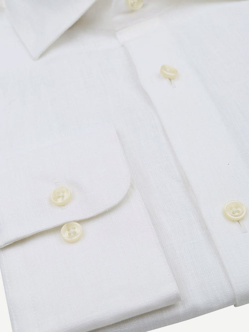 Suitable overhemd linnen wit