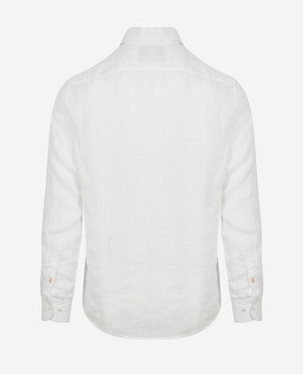 Suitable overhemd linnen wit