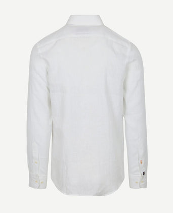 Suitable overhemd linnen wit