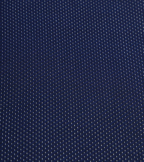 Suitable overhemd melange donkerblauw