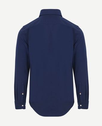 Suitable overhemd Oxford royal blauw | Slim-fit