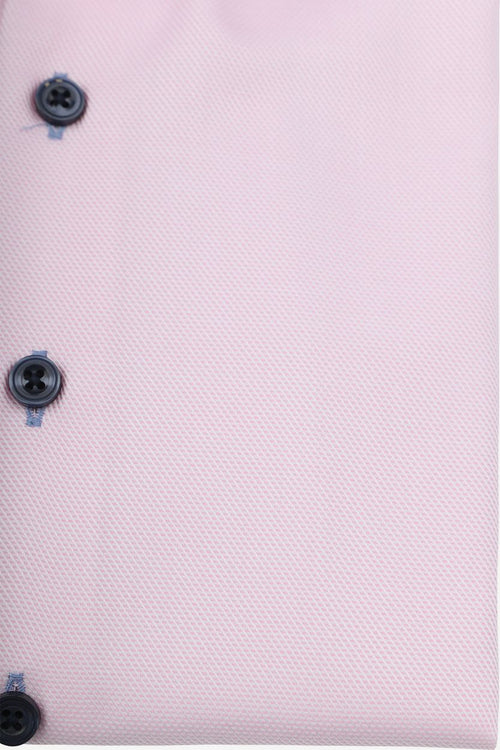 Suitable overhemd Oxford roze | Slim-fit