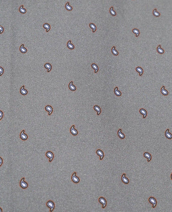 Overhemd paisley antraciet